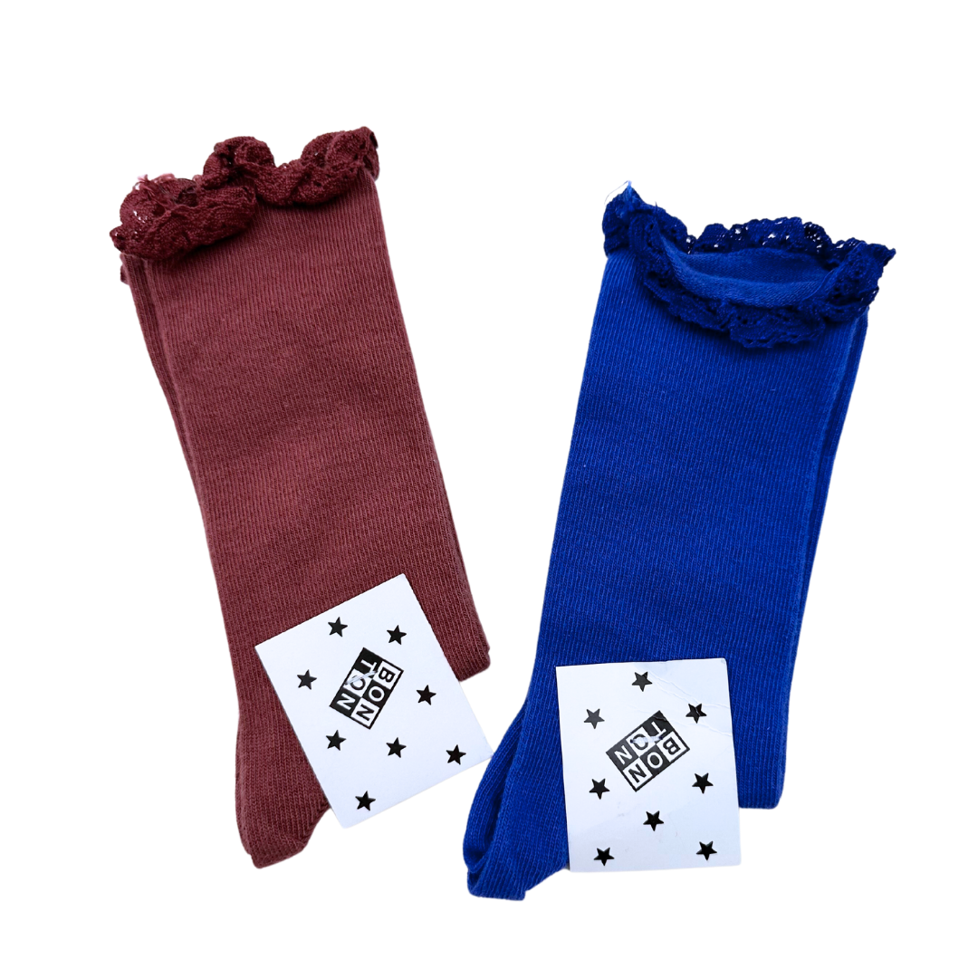 BONTON - Lot de 2 paires de chaussettes (neuf) - 27