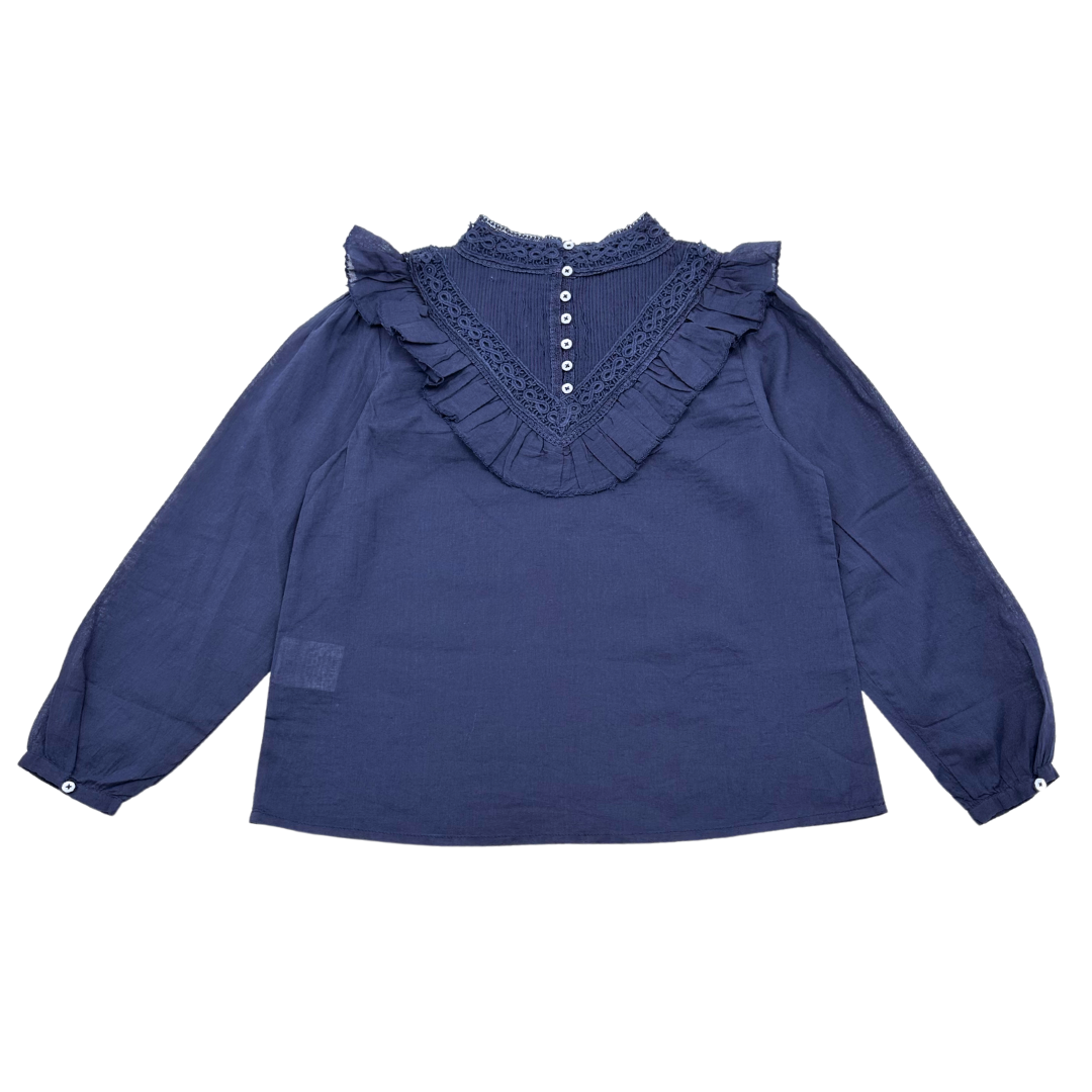 EMILE & IDA - Navy blue top - 8 years