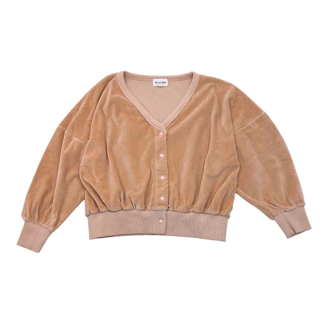 WE ARE KIDS - Beige velvet-effect vest - 8 years