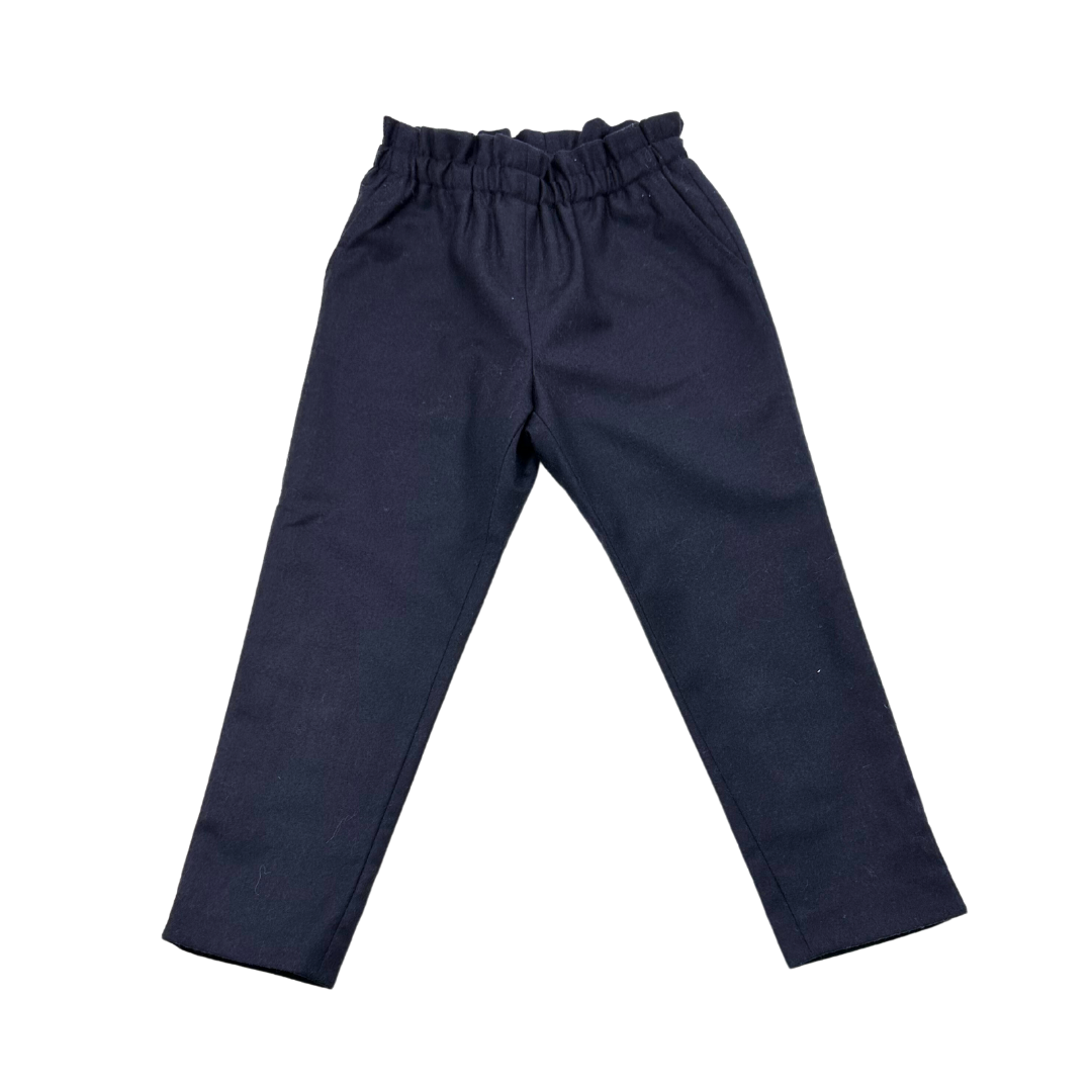BONPOINT - Navy blue wool pants - 4 years