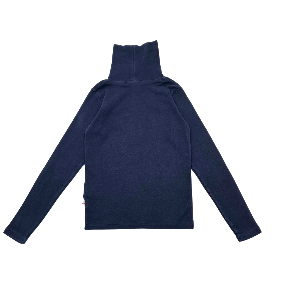 BONPOINT - Blue long-sleeved T-shirt - 8 years