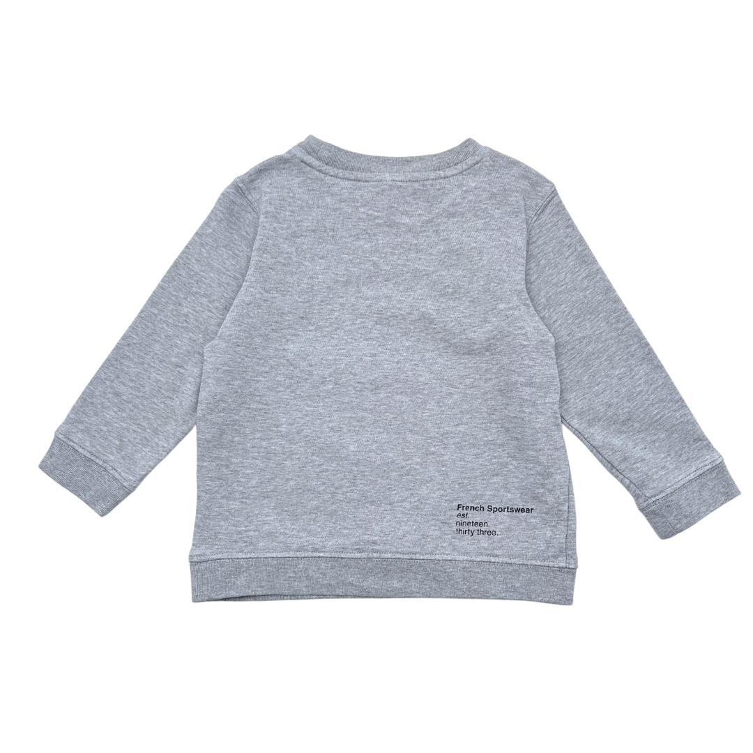 LACOSTE - Sweat gris - 3 ans