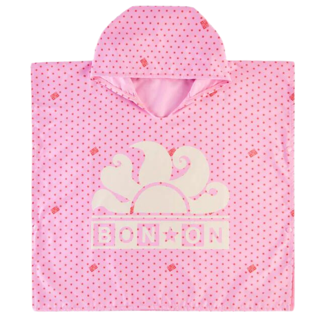 BONTON - Poncho de bain rose (neuf) - Taille unique