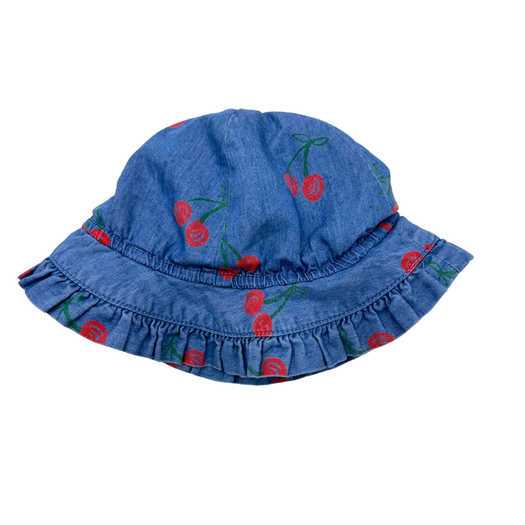 STELLA MCCARTNEY - Bob bleu motif cerises - 12 mois