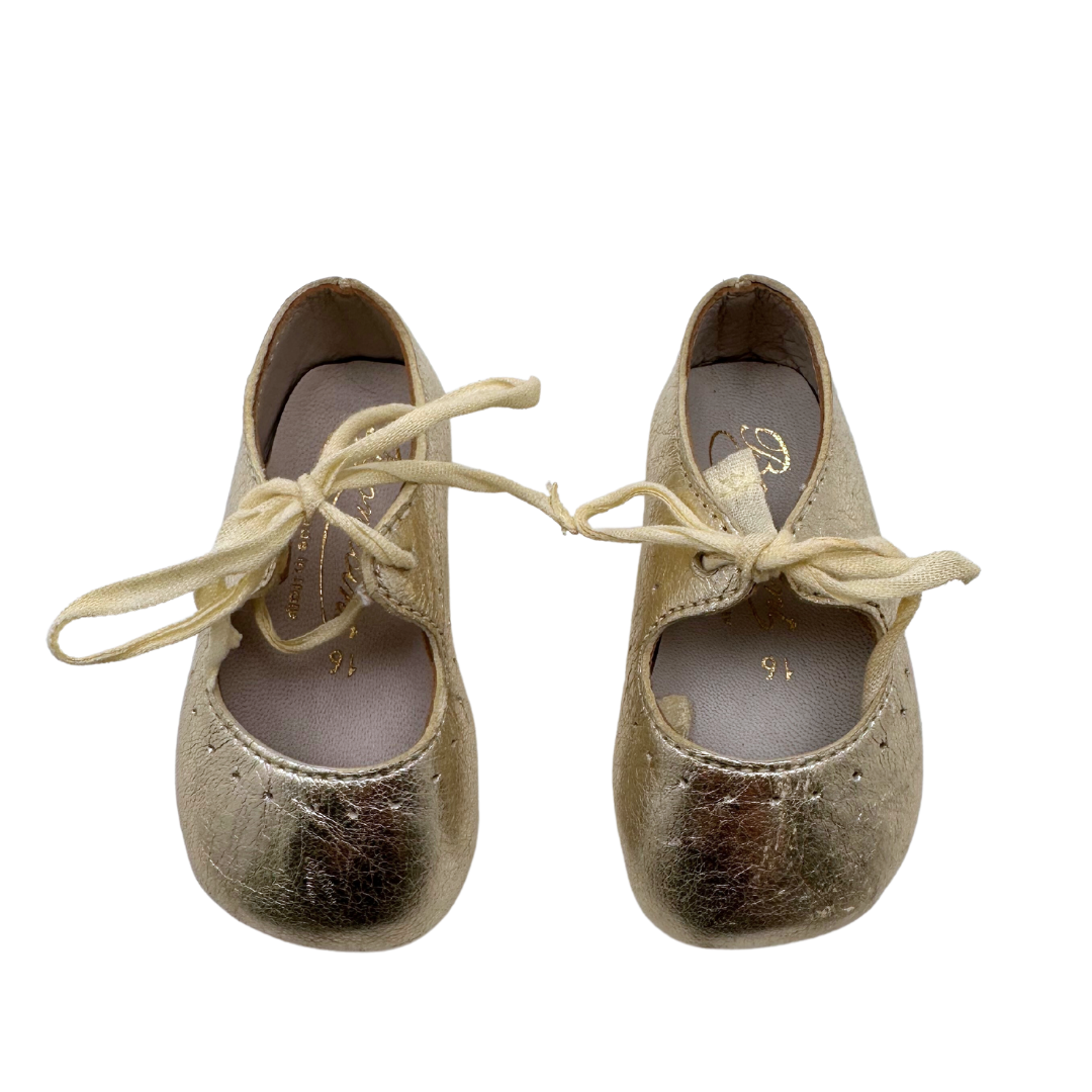 BONPOINT - Goldfarbene Ballerinas - 16