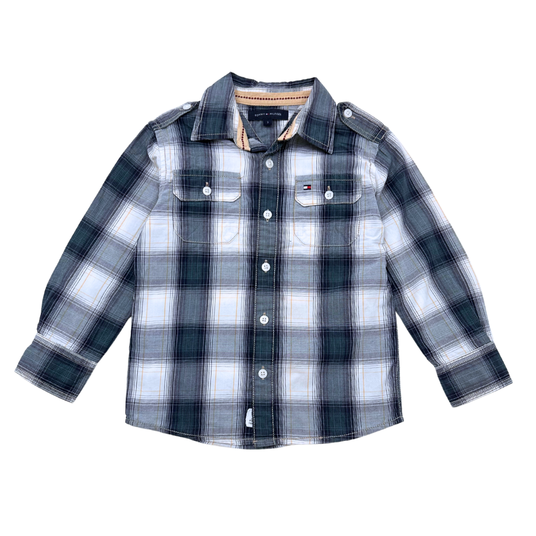 TOMMY HILFIGER - Kariertes Hemd - 3 Jahre