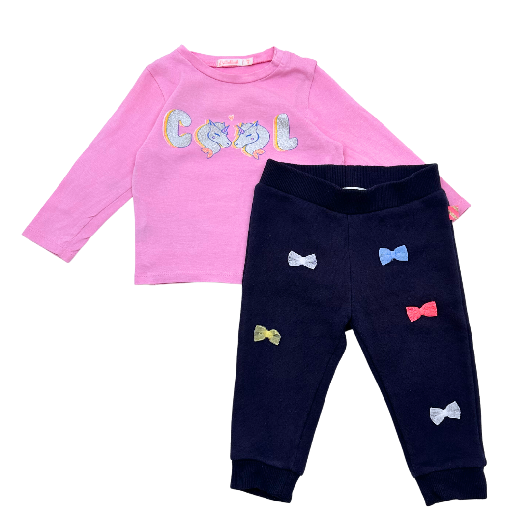 BILLIEBLUSH - T-Shirt und Joggingset - 9 Monate