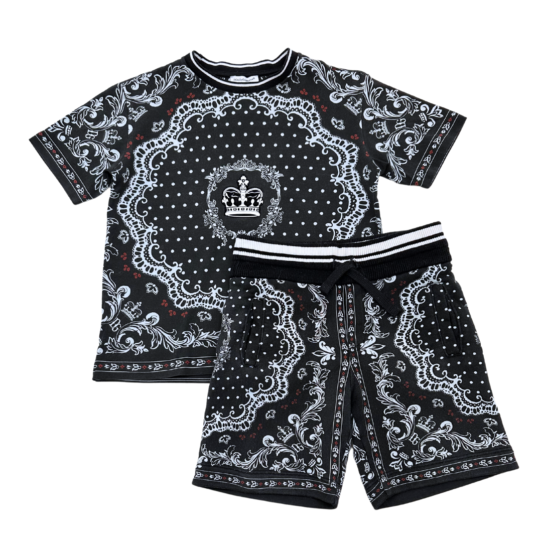 DOLCE & GABBANA - Shorts- und T-Shirt-Set - 3 Jahre