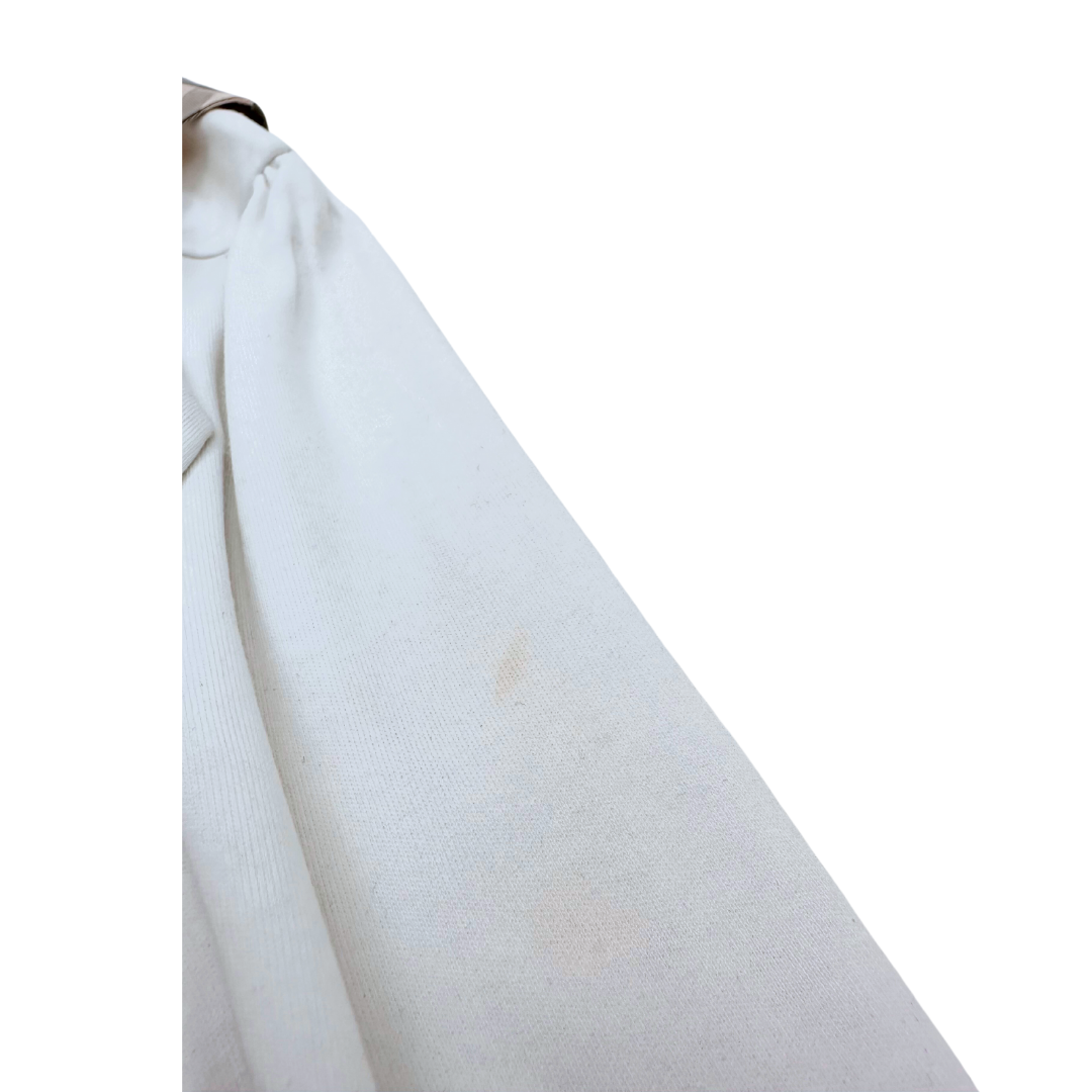 BURBERRY - Pyjama blanc et col avec motif check burberry - 9 mois