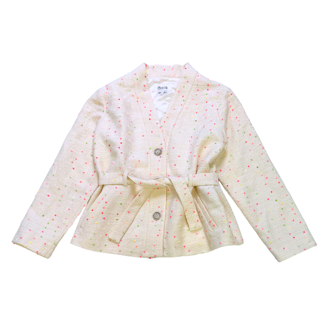 BONPOINT - Polka dot belted jacket - 12 years