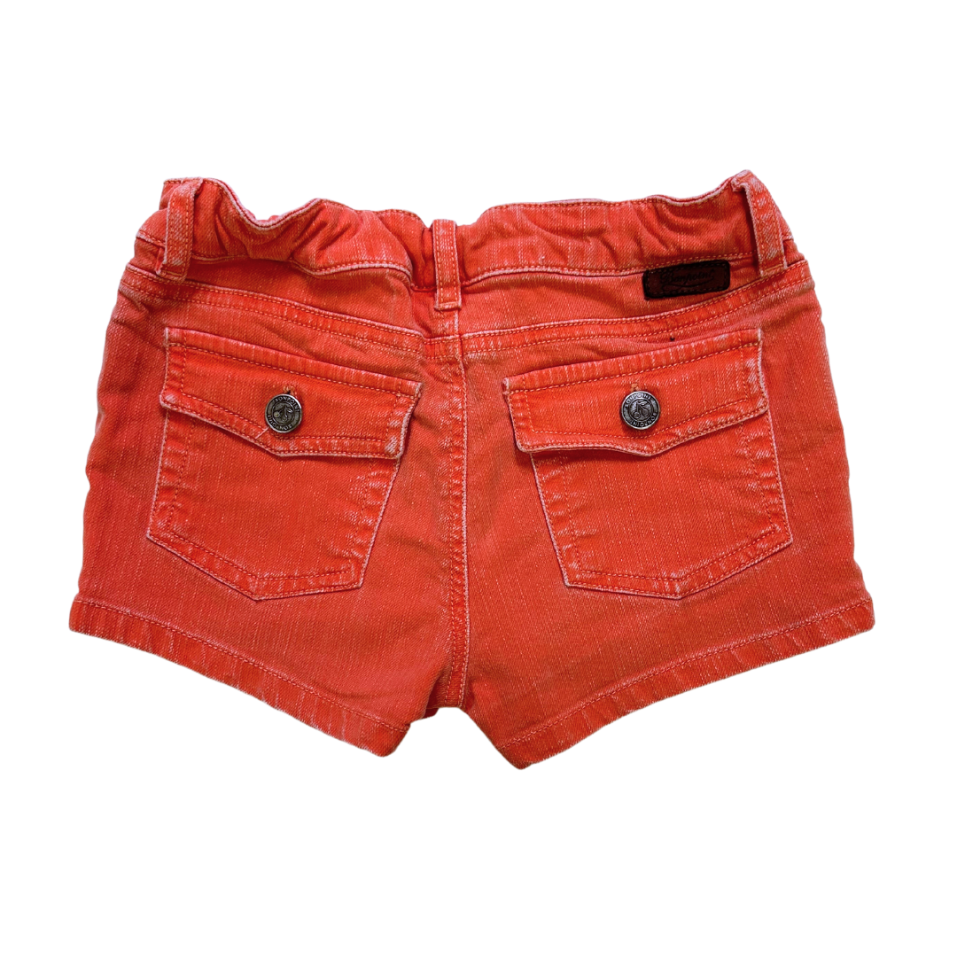 BONPOINT - Orange denim shorts - 10 years