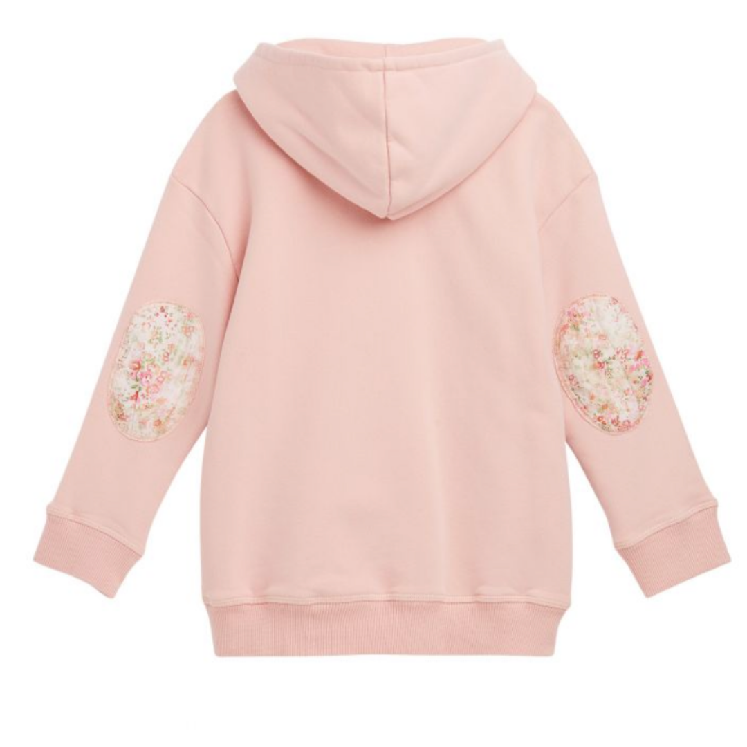 BONPOINT - Sweat à capuche détails liberty - 12 ans
