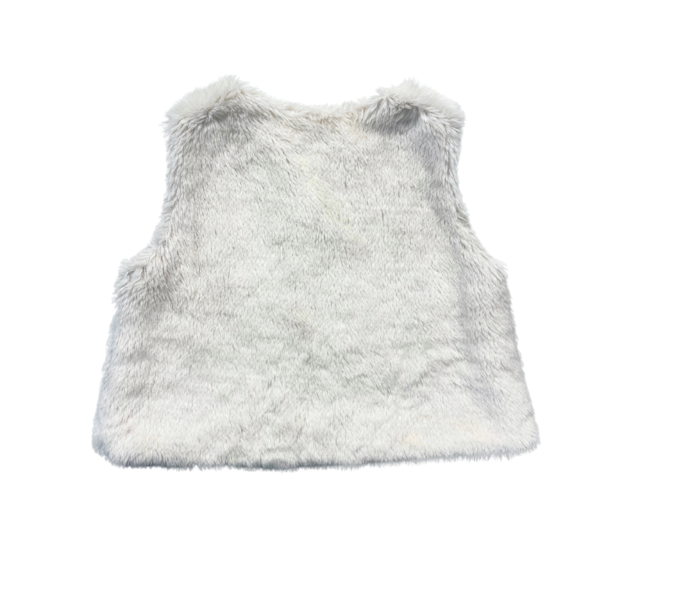 JACADI - Ärmellose Weste aus weißem Kunstpelz - 24 Monate