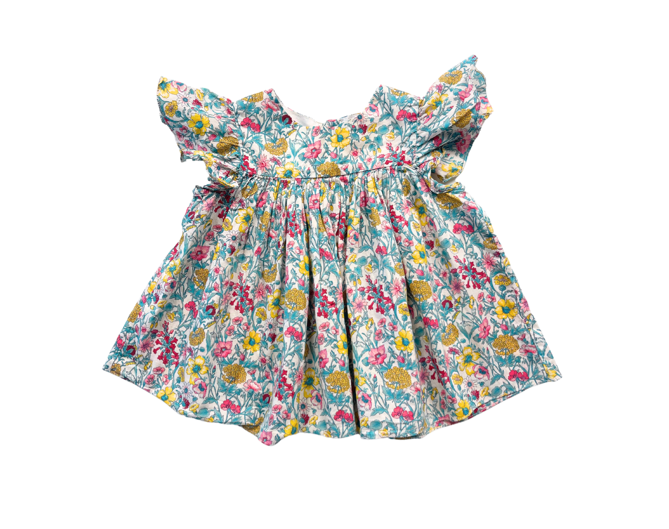 JACADI - Blumenkleid - 24 Monate