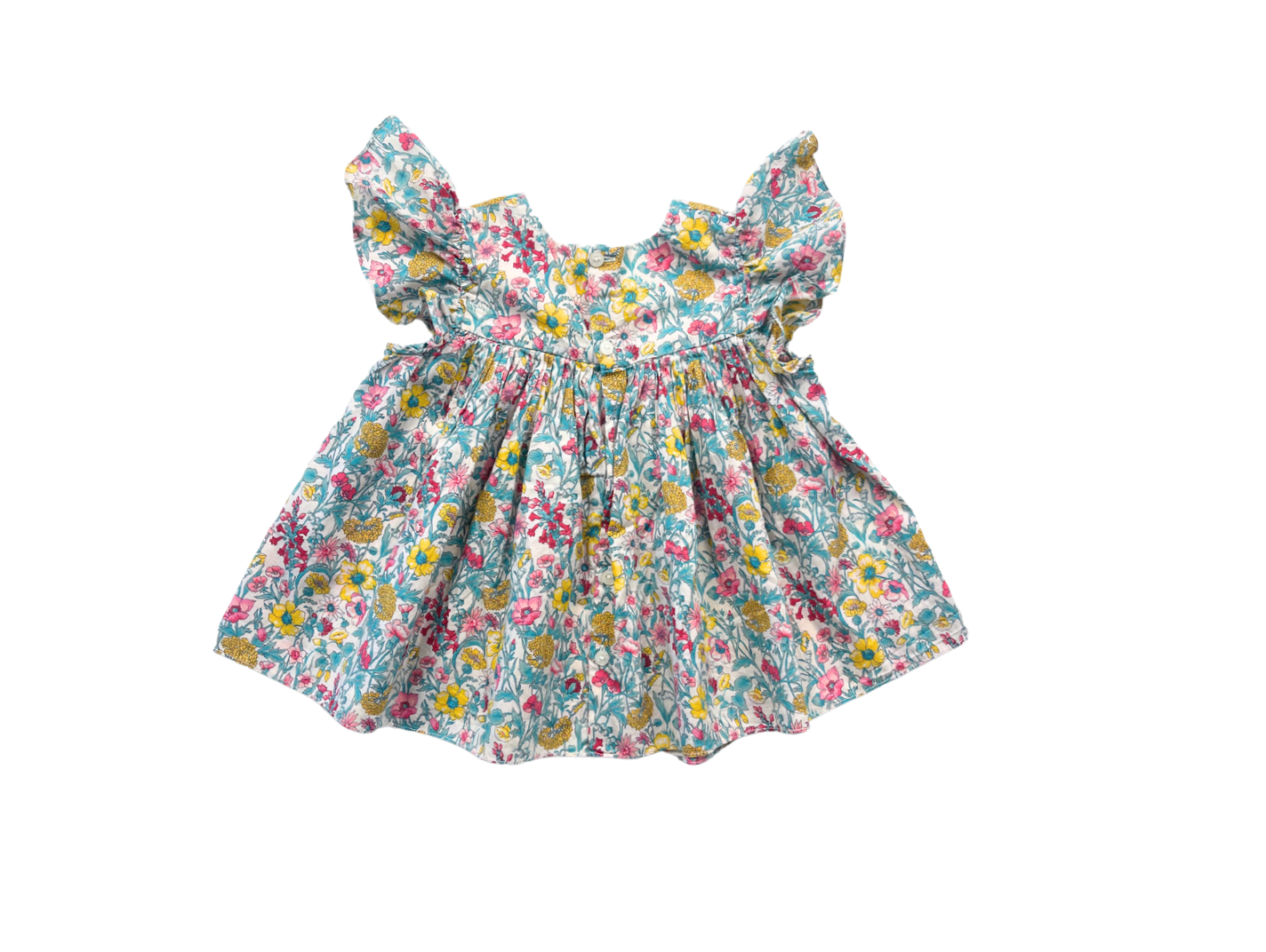 JACADI - Blumenkleid - 24 Monate