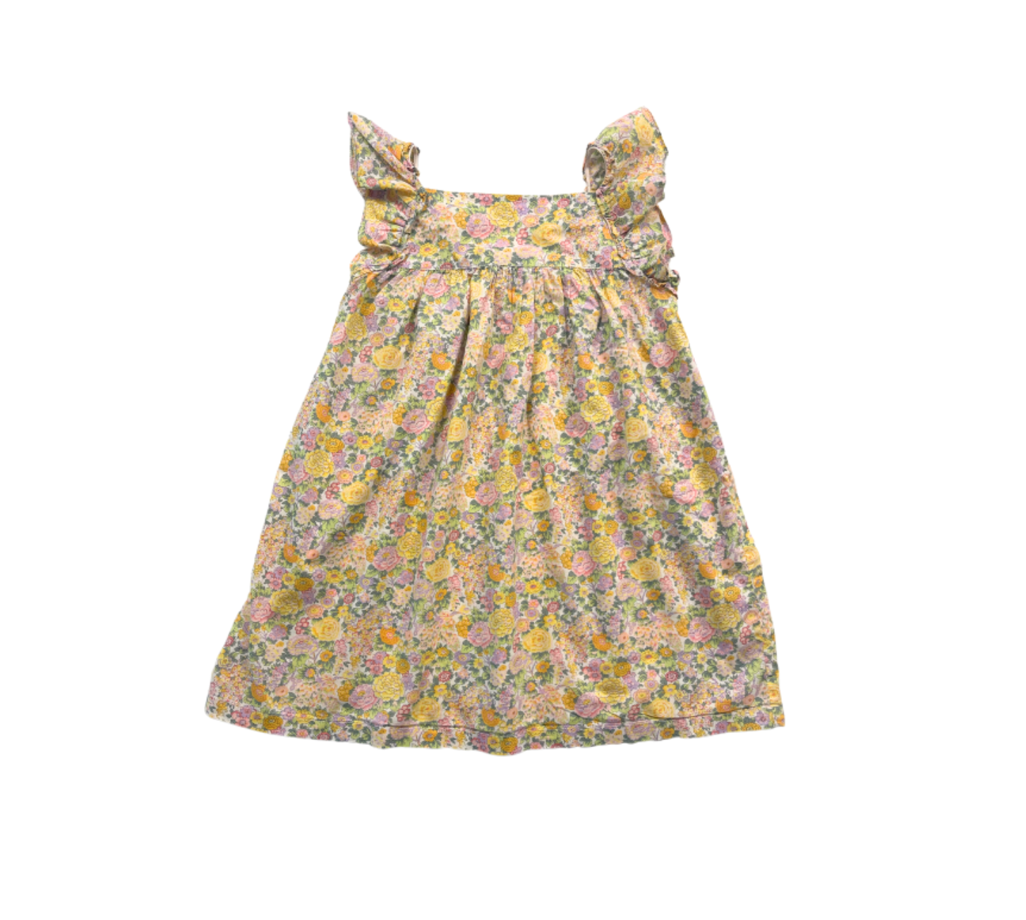 BONTON - Robe à fleurs jaunes - 3 ans