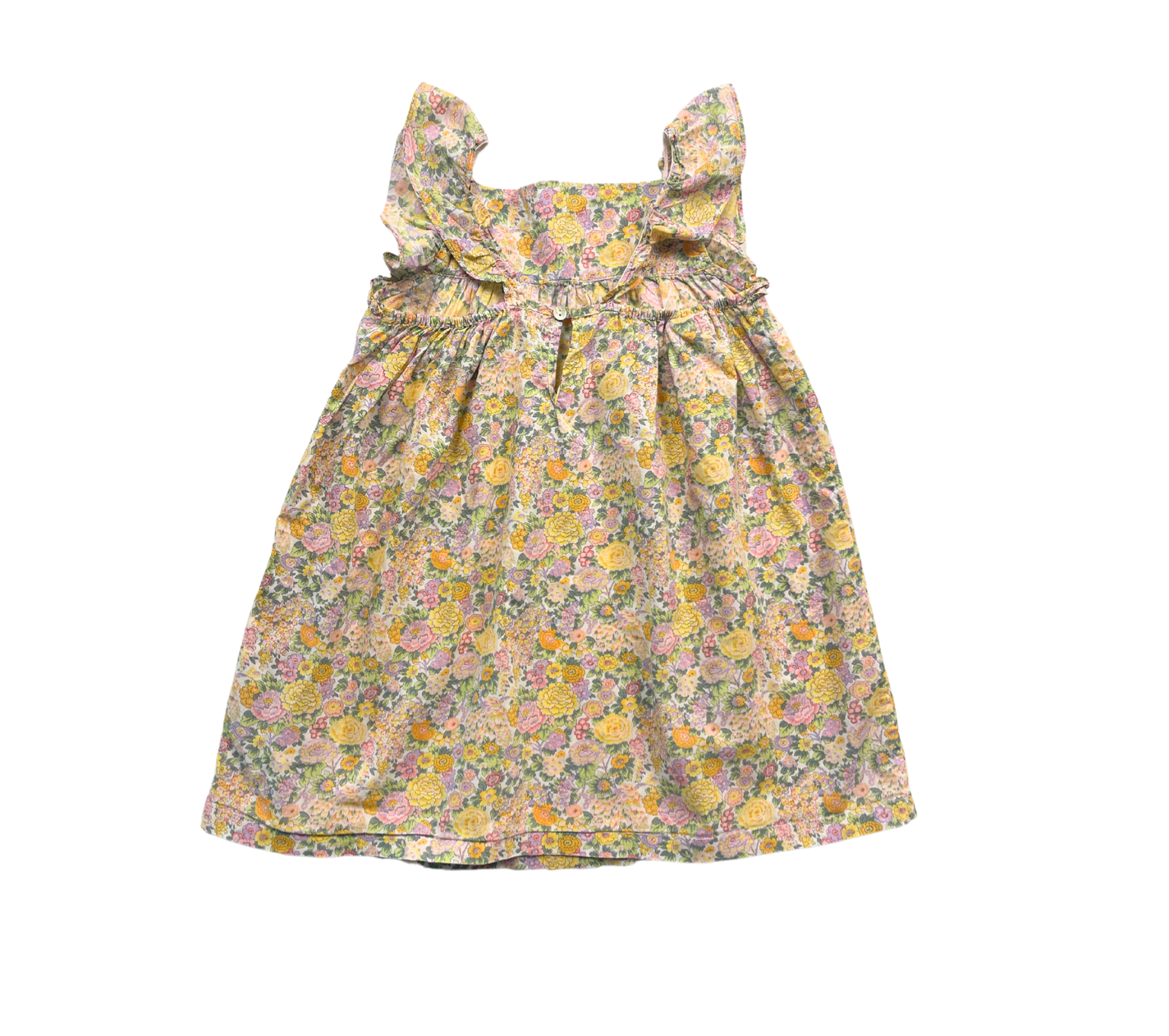 BONTON - Robe à fleurs jaunes - 3 ans