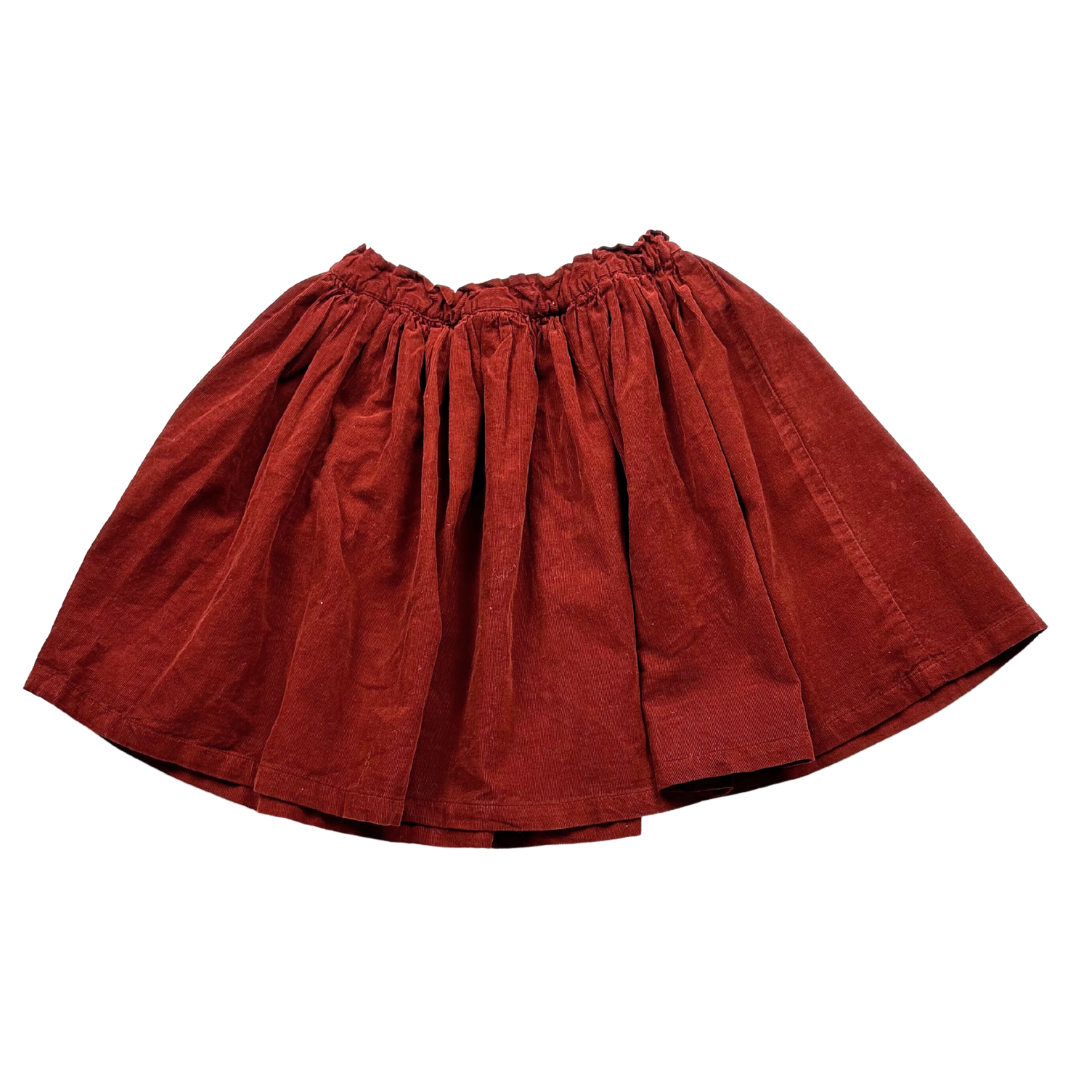 BONTON - Jupe en velours marron - 10 ans