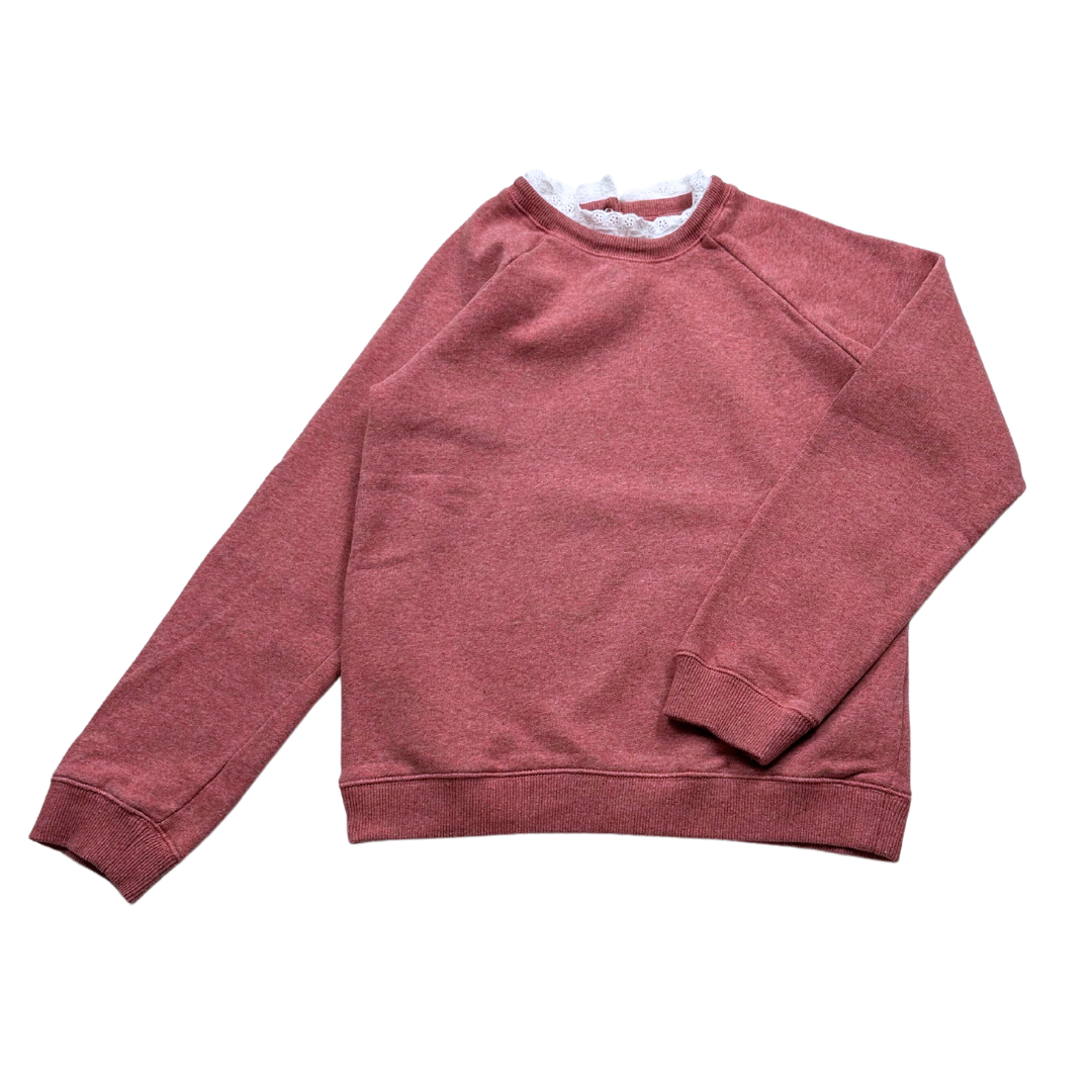 BONTON - Sweat en coton rose - 12 ans