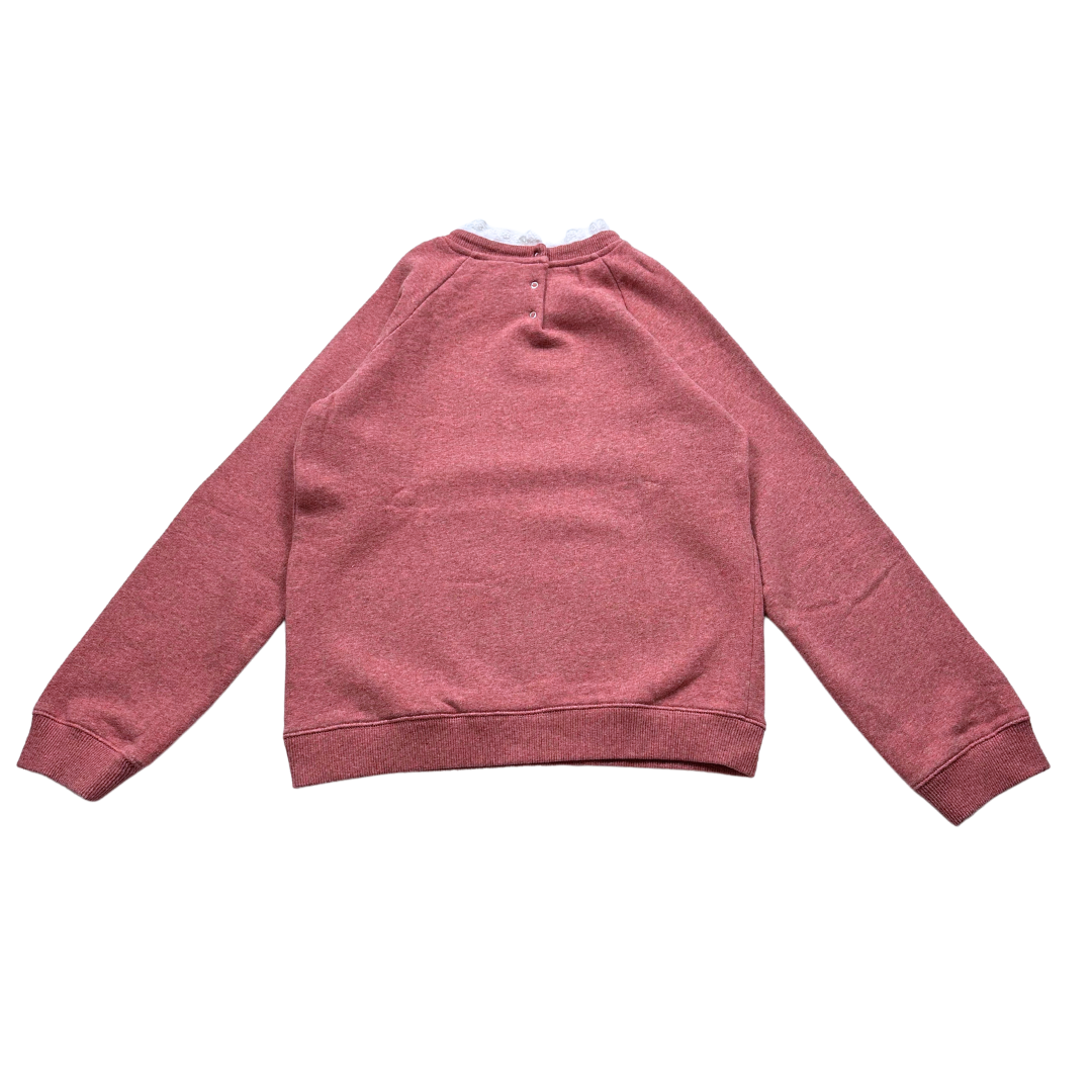 BONTON - Sweat en coton rose - 12 ans
