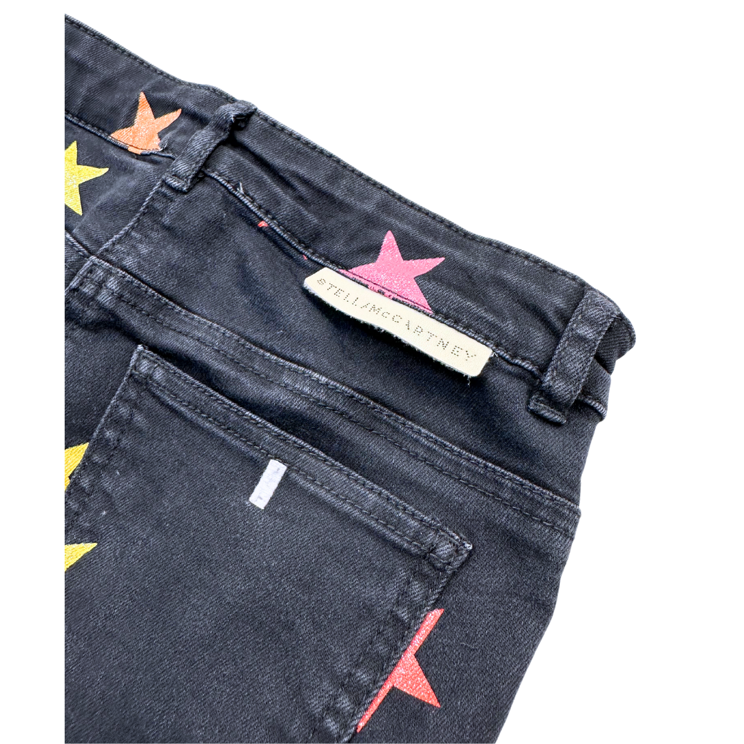 STELLA MCCARTNEY - Jean noir avec étoiles - 12 ans