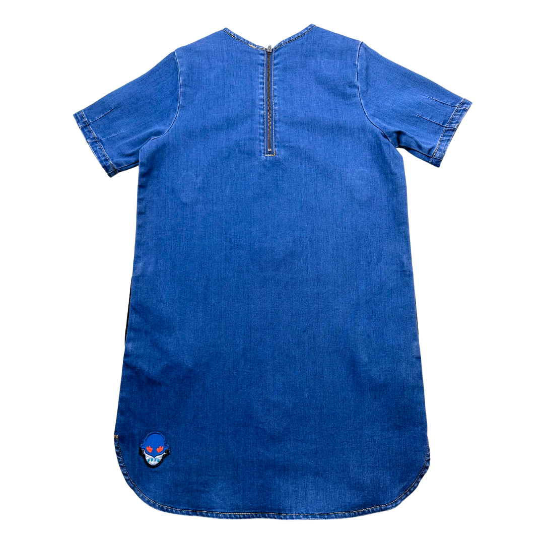 STELLA MCCARTNEY - Robe en jean bleu avec robots brodés - 12 ans