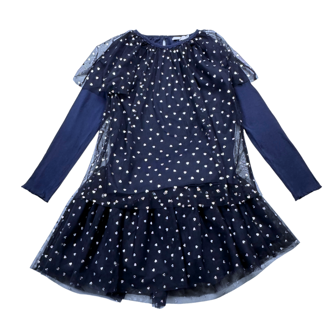 STELLA MCCARTNEY - Ensemble jupe et t-shirt en polyester et coton bleu - 10 ans