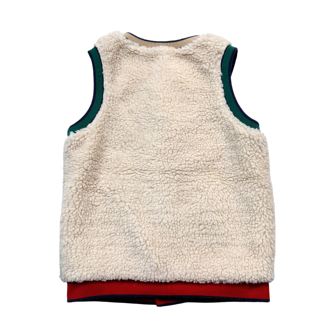 STELLA MCCARTNEY - Graue ärmellose Wendejacke - 10 Jahre