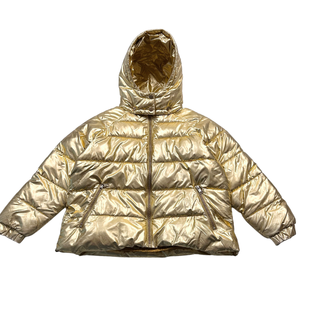 STELLA MCCARTNEY - Doudoune dorée en polyester - 10 ans