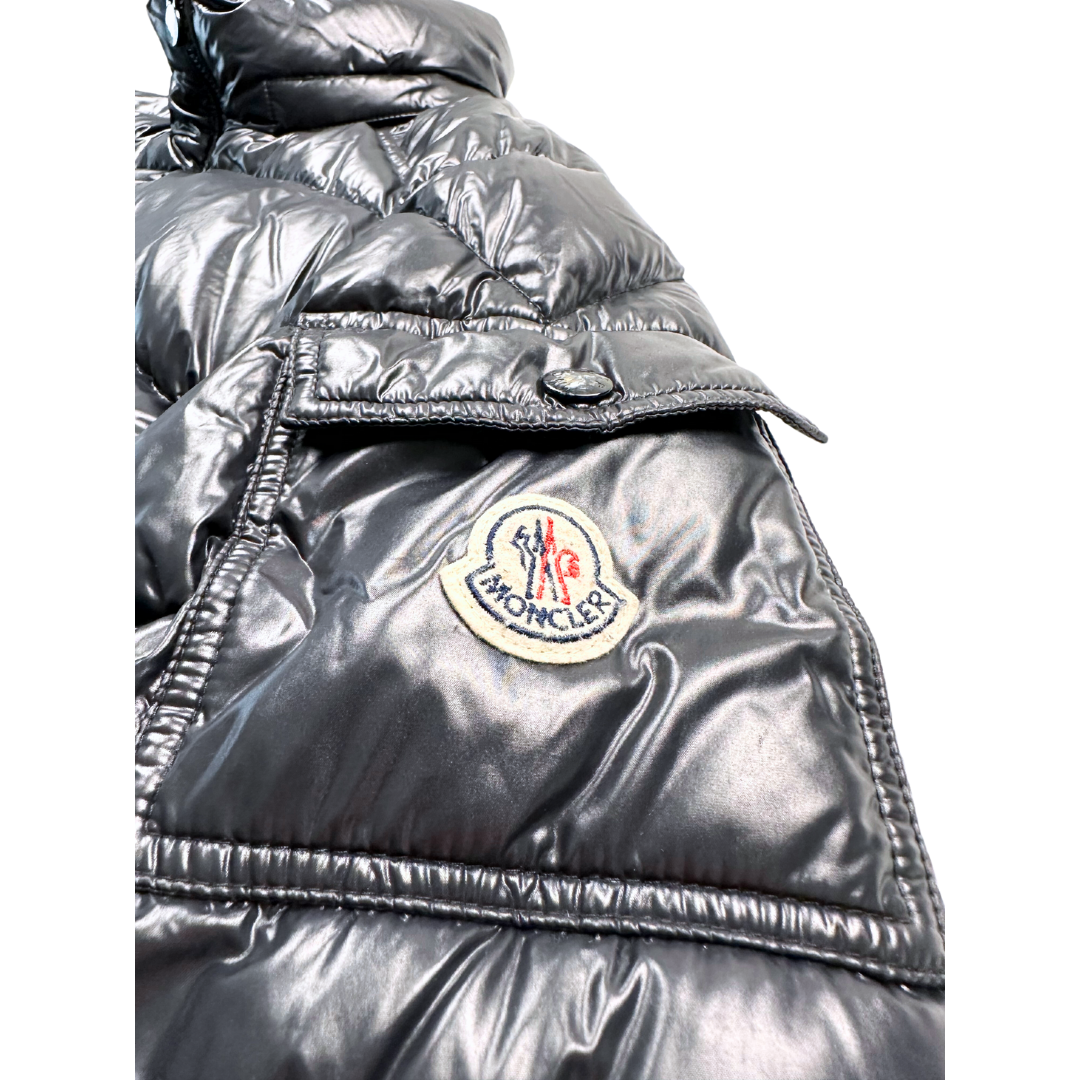 MONCLER - Doudoune noire - 12/14 ans