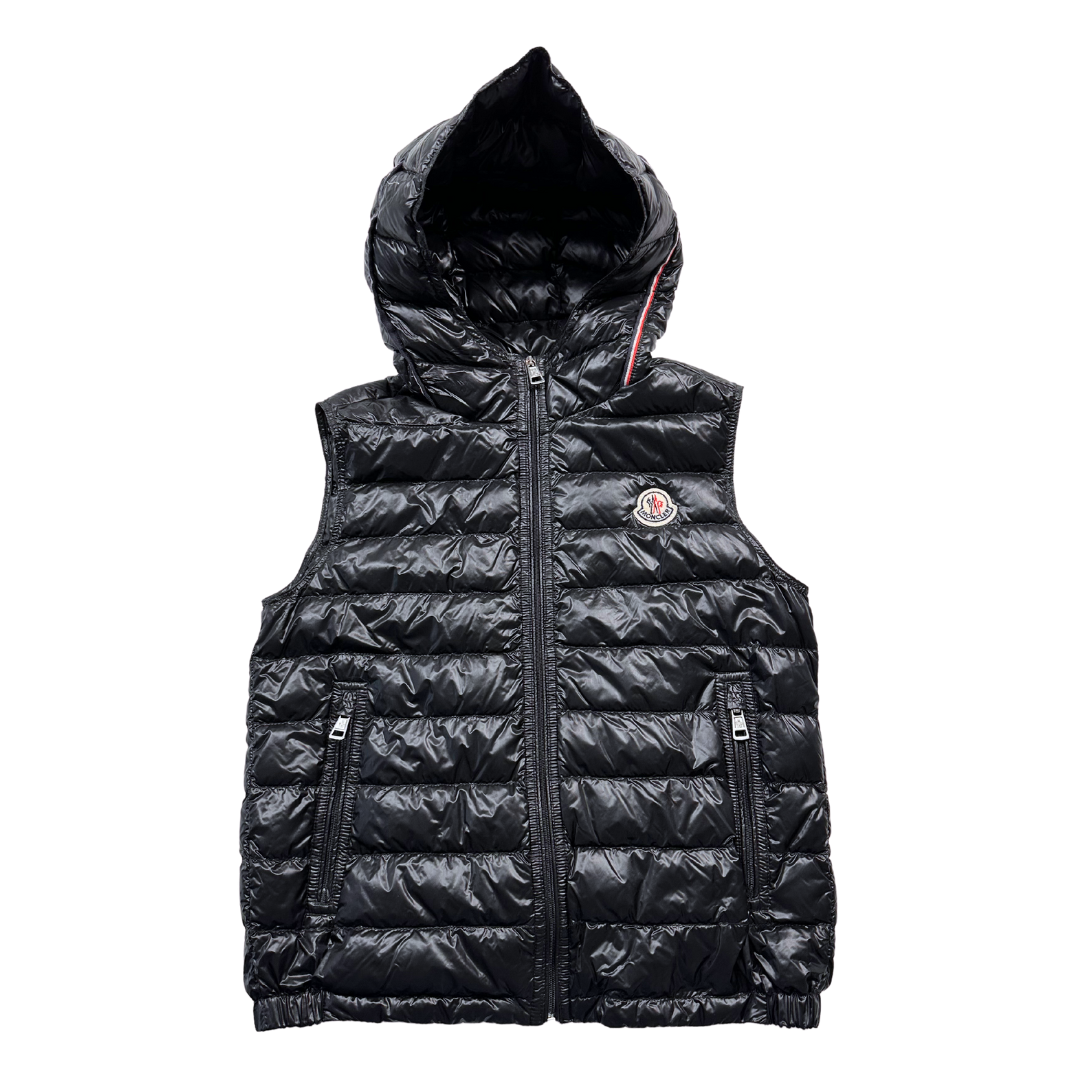 MONCLER - Doudoune sans manches noire - 12 ans
