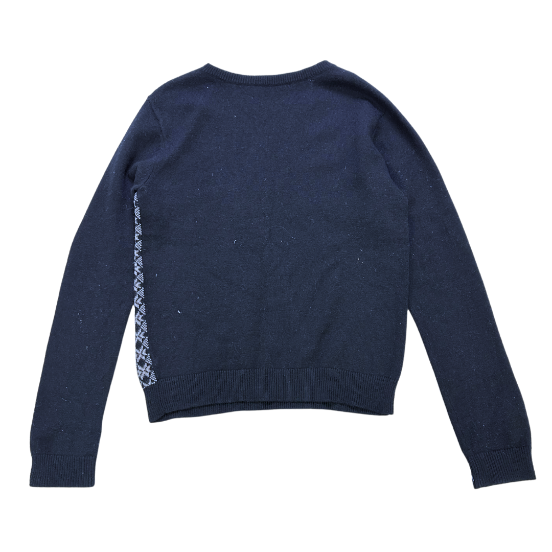BONPOINT - Patterned round neck sweater - 10 years