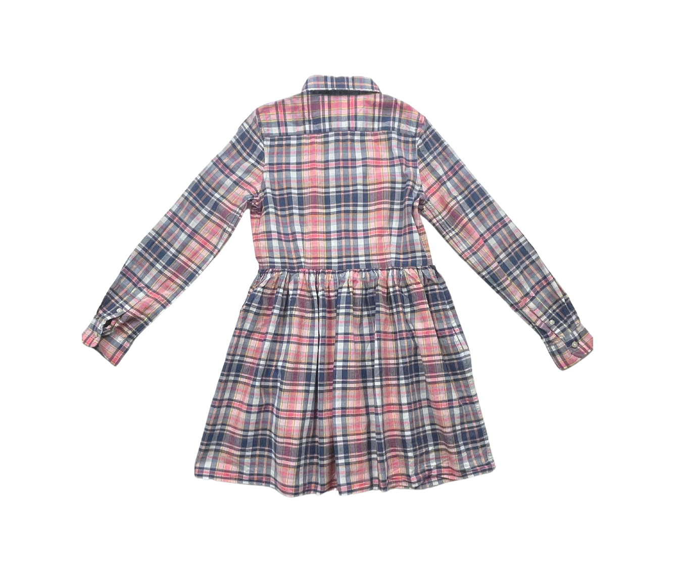 RALPH LAUREN - Robe en coton à carreaux - 12 ans