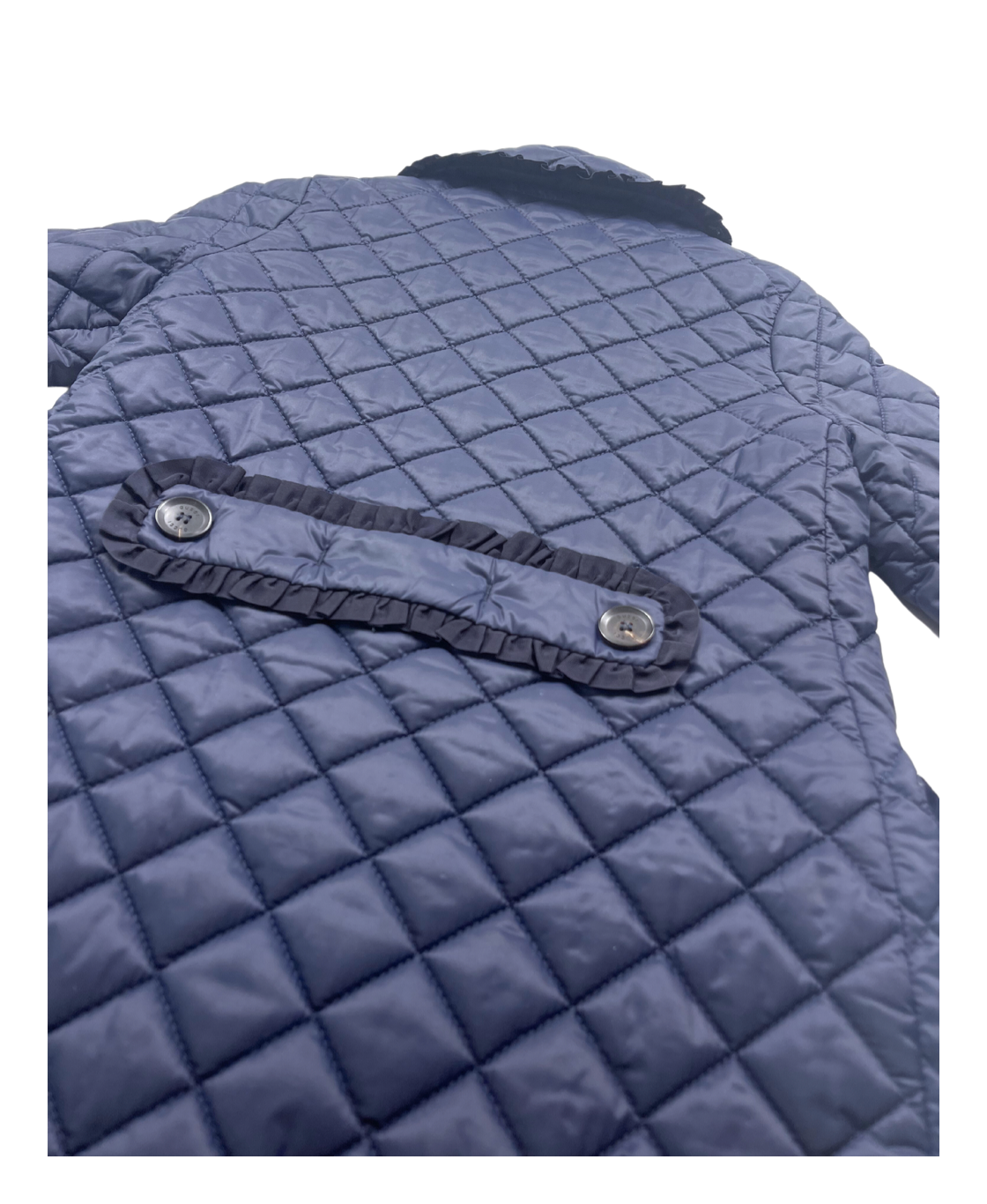 GUCCI - Veste longue matelassée bleu marine - 10 ans