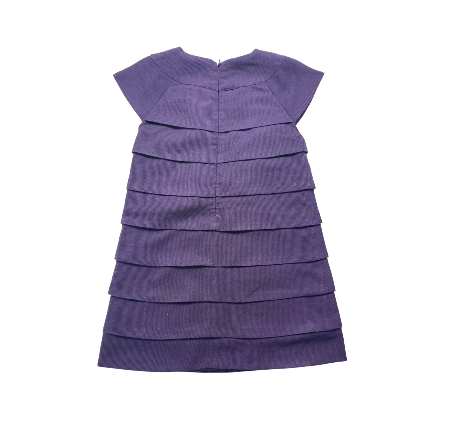 TARTINE & CHOCOLAT - Dickes lila Kurzarmkleid - 5 Jahre