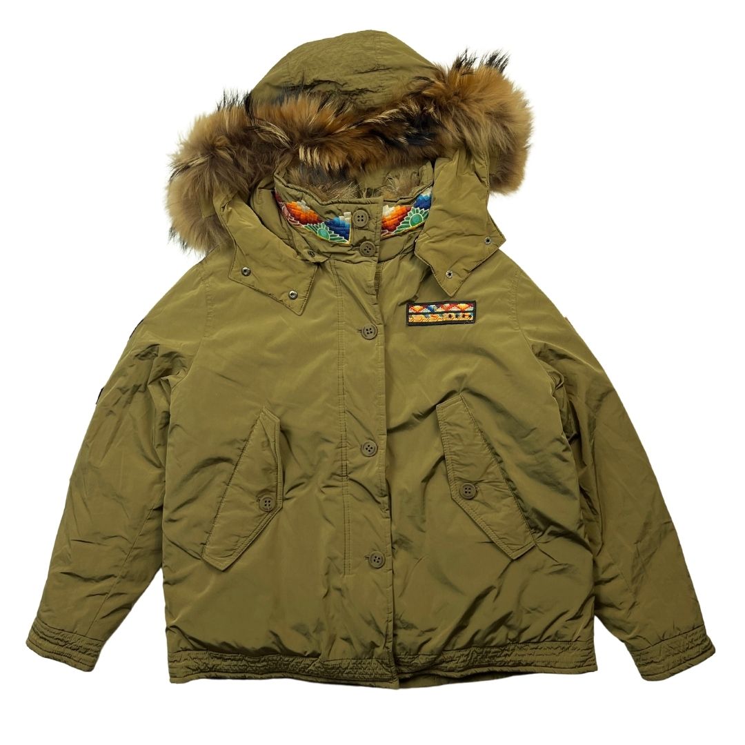 FREEDOMDAY - Inuit parka with khaki fur - 16 years