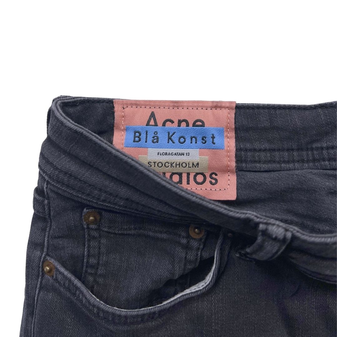 ACNE - Jean denim gris - 8/10 ans (160)