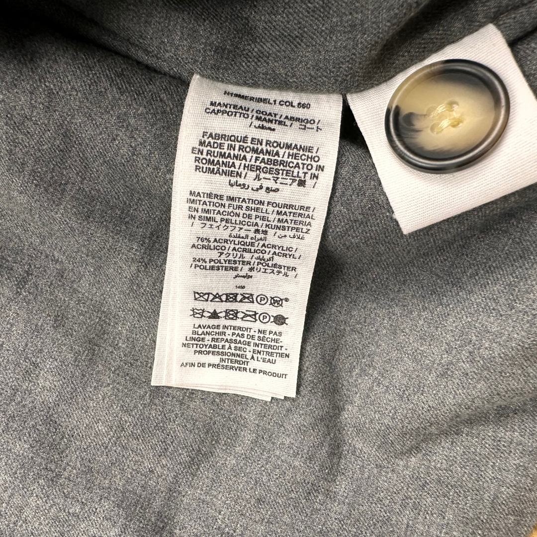 BONPOINT - Leopard Faux Fur Coat - 12 years