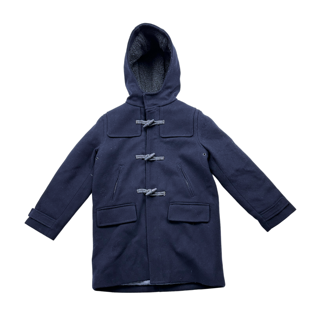 BONPOINT - Navy blue wool pea coat - 8 years