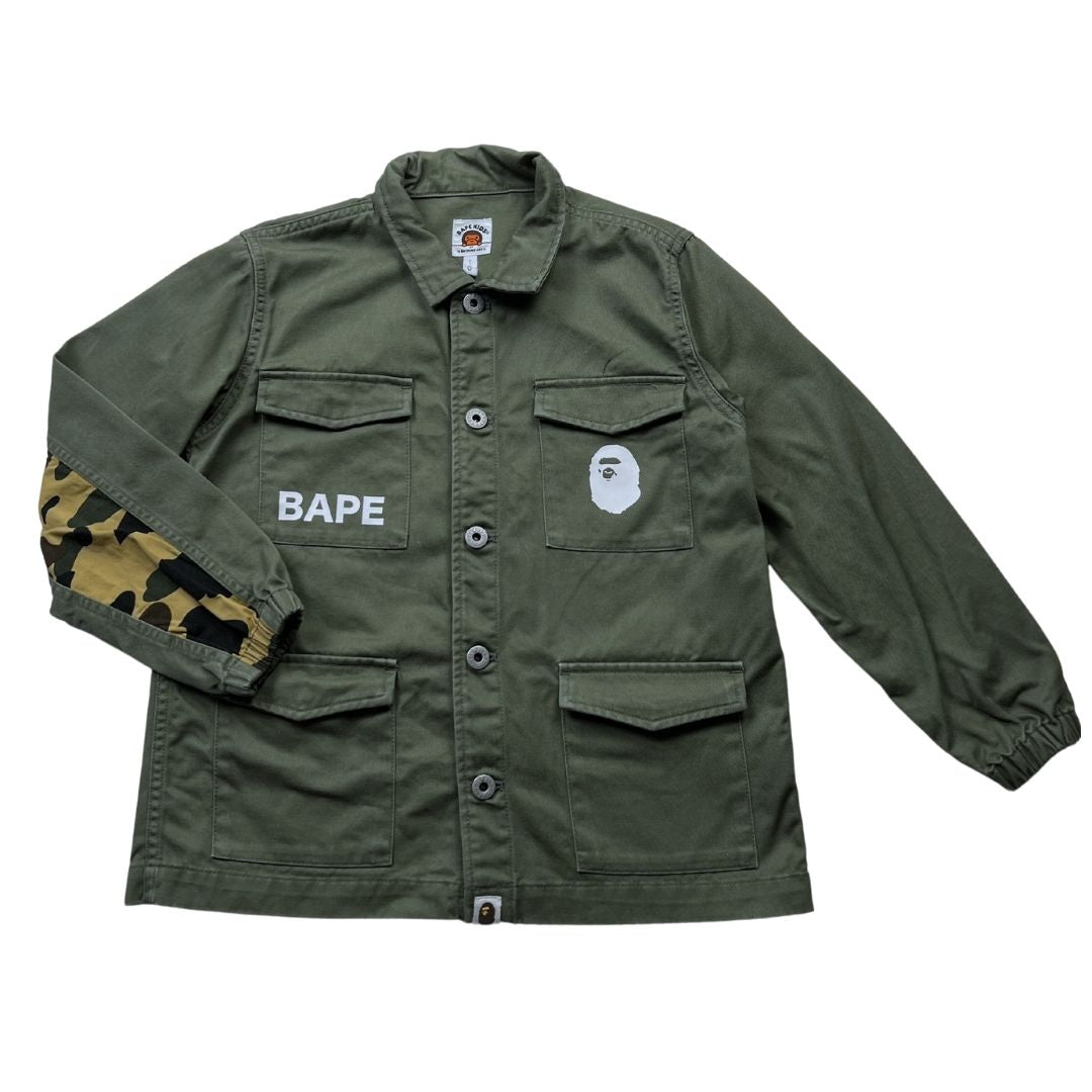 BAPE KIDS - Veste kaki militaire - 7 ans (130)