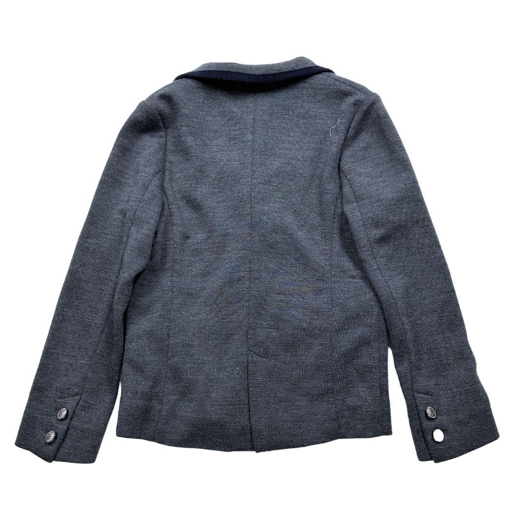 BONPOINT - Grey wool blazer jacket - 8 years