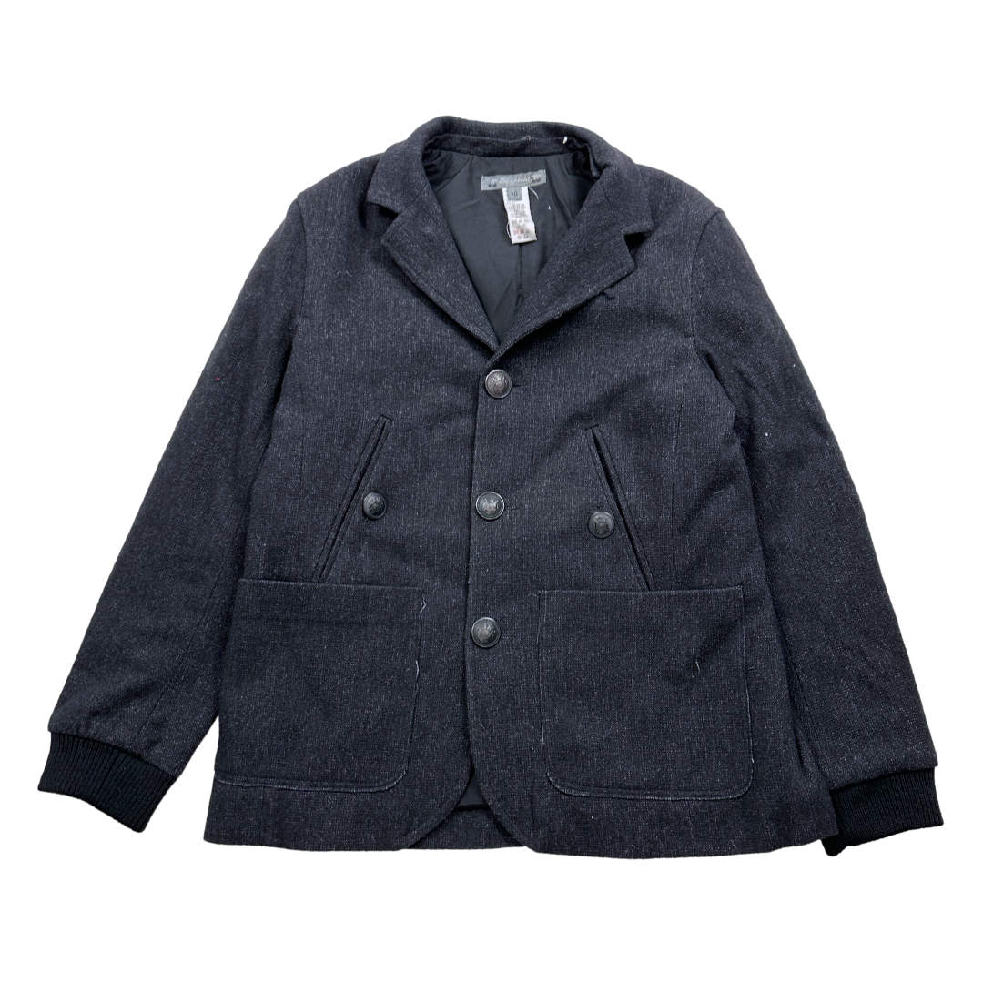 BONPOINT - Grey wool blazer jacket - 10 years