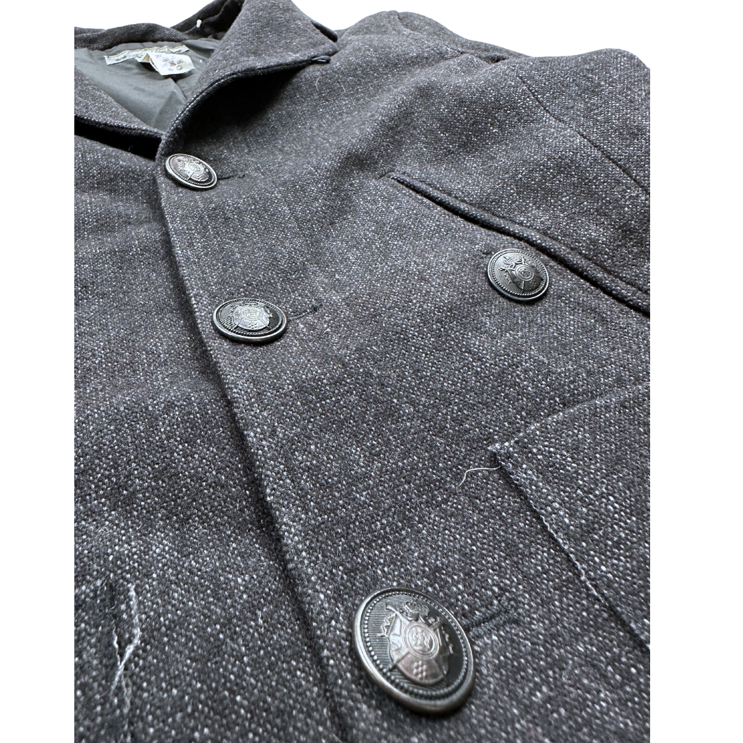 BONPOINT - Grey wool blazer jacket - 10 years