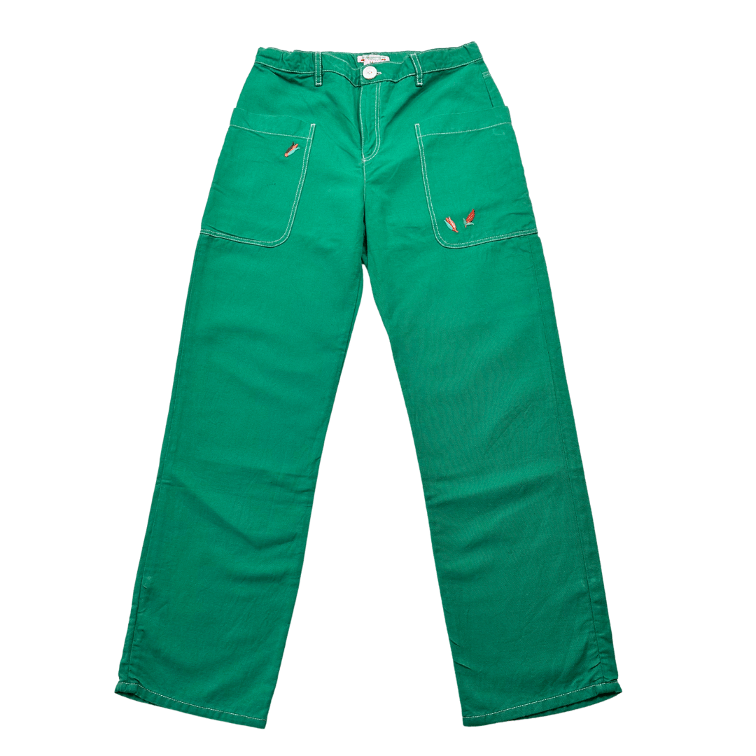 BONPOINT - Green jeans - 14 years old