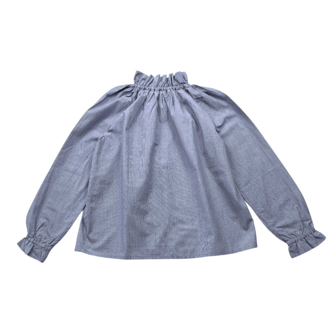 BONPOINT - Blue and white striped blouse - 10 years