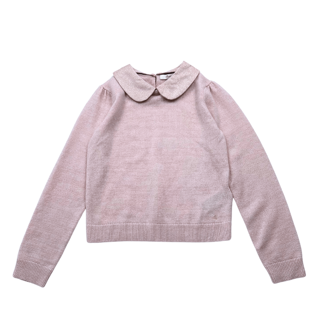 BONPOINT - Pink cashmere sweater - 12 years