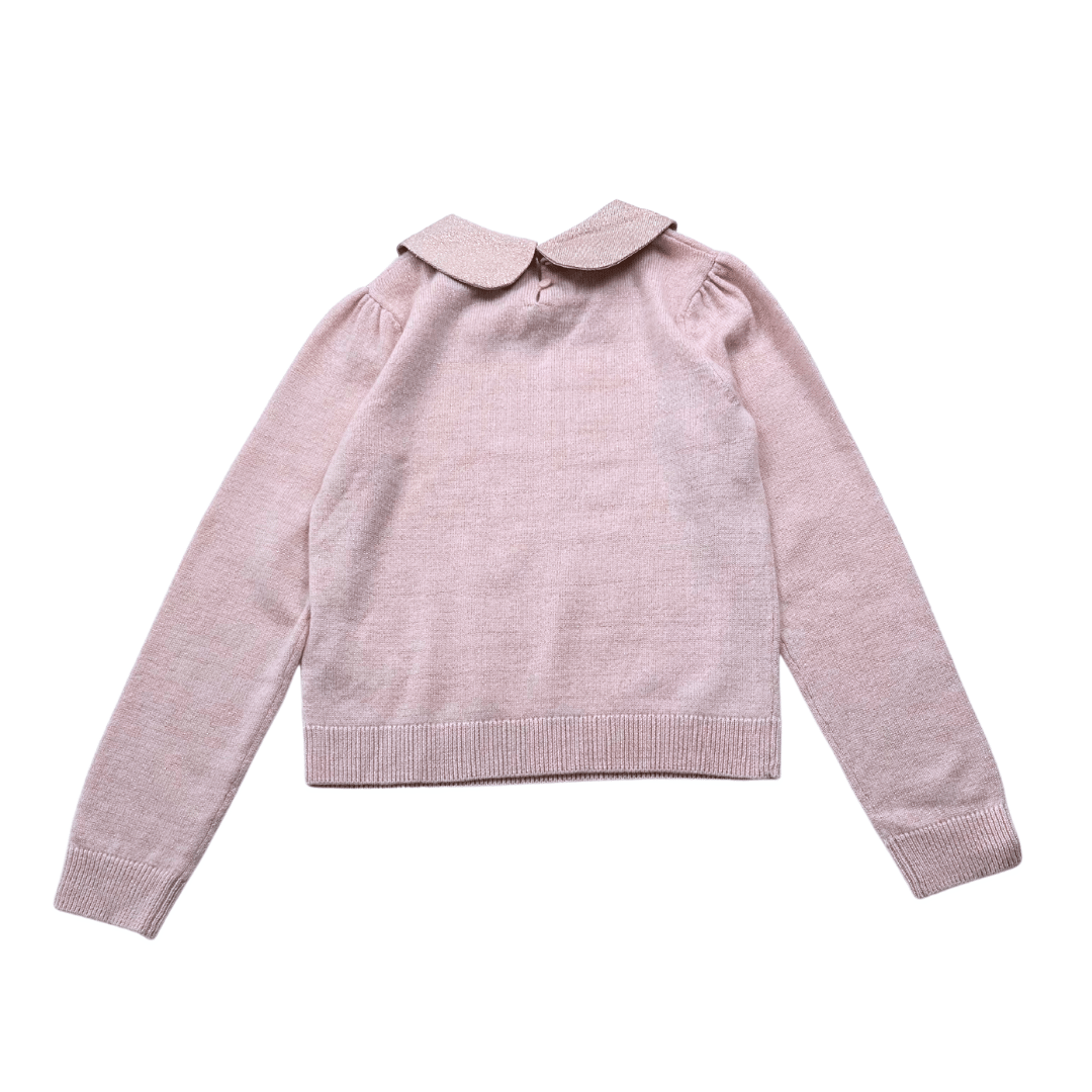 BONPOINT - Pink cashmere sweater - 12 years