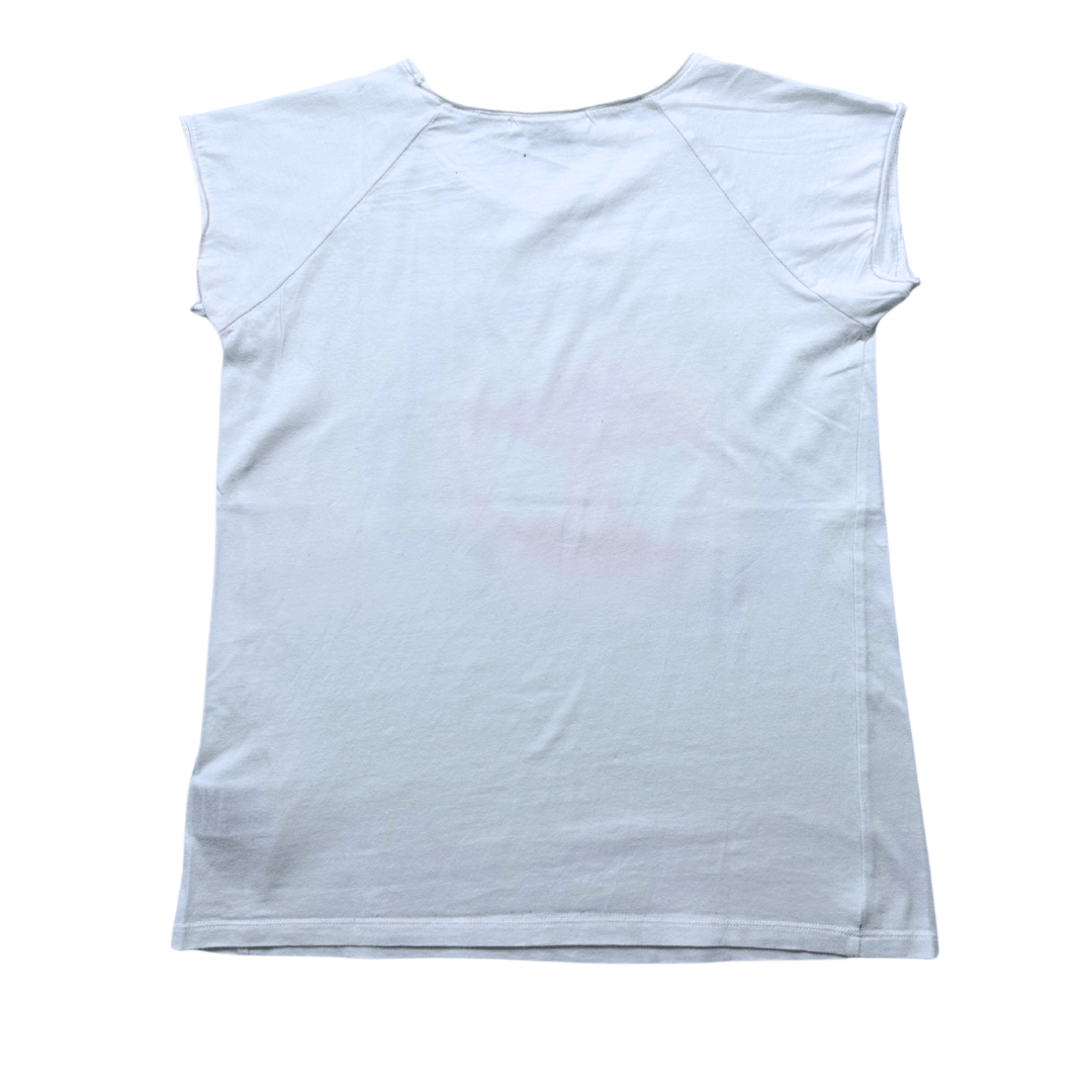 BONPOINT - White cherry print T-shirt - 14 years