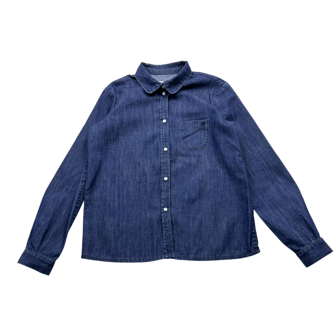 BONPOINT - Dark blue denim shirt - 10 years