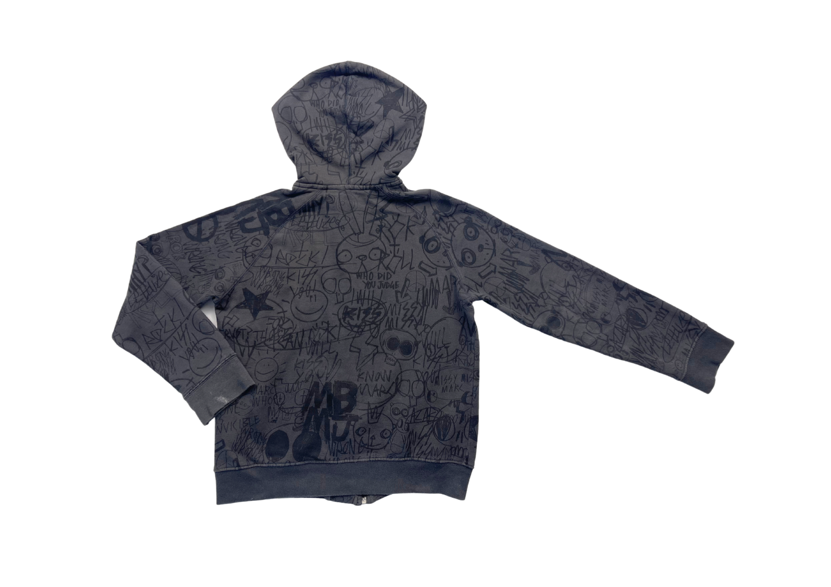 MARC JACOBS – Sweat-shirt à capuche zippé à motifs – 10 ans